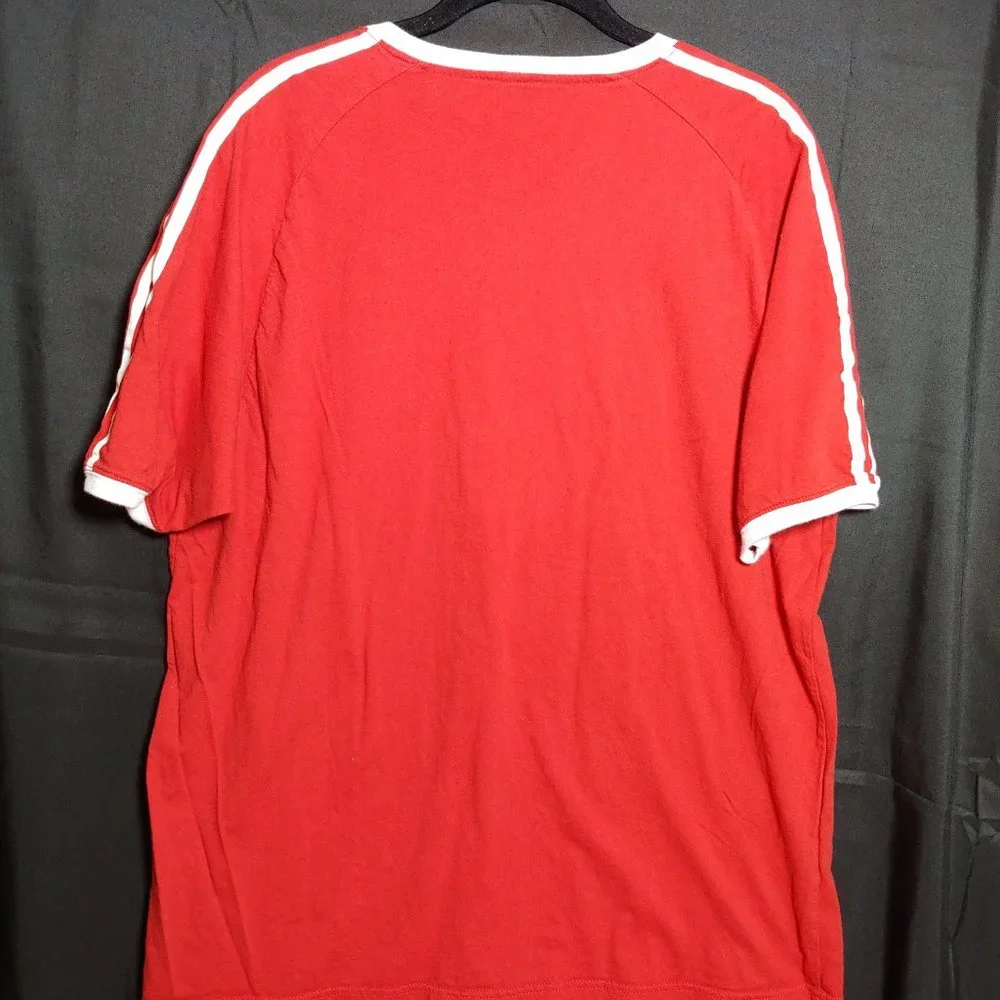 adidas Red Nebraska Cornhuskers Short Sleeve Tee